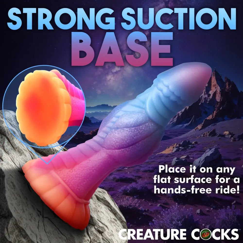 Galactic Cock Alien Creature Dildo Glow-in-the-Dark Silicone Dildo  Fantasy Dildos