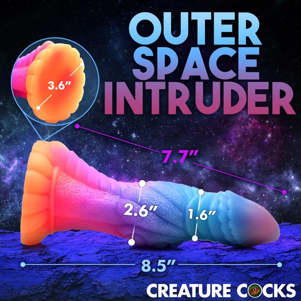 Galactic Cock Alien Creature Dildo Glow-in-the-Dark Silicone Dildo  Fantasy Dildos