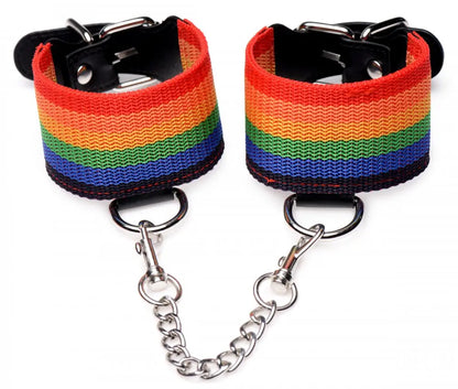 Gay BDSM Kit Gay Bondage Cuffs Kinky Pride Rainbow Bondage Set  Bondage Kits