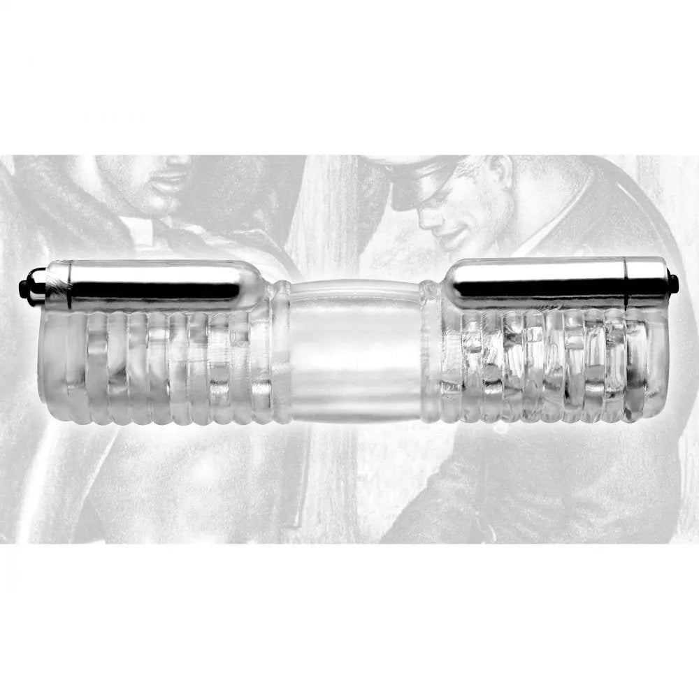 Tom of Finland Head to Head Vibrating Sleeve Penis Extenders and BBD Brands Tom of Finland Head to Head Vibrating Sleeve Penis Extenders and BBD Brands