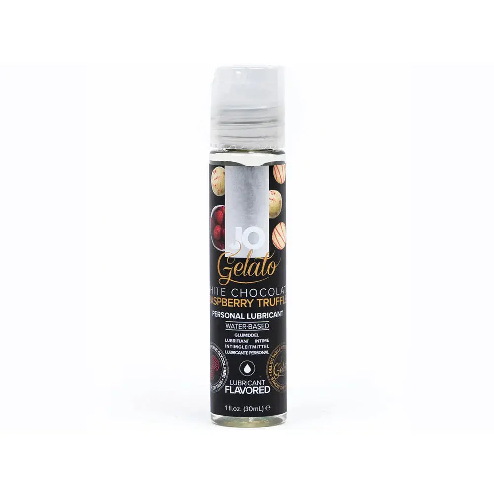 Gelato White Chocolate Raspberry Truffle Flavored Lube - Water Based 1oz  Lubes, Lotions and Accessories