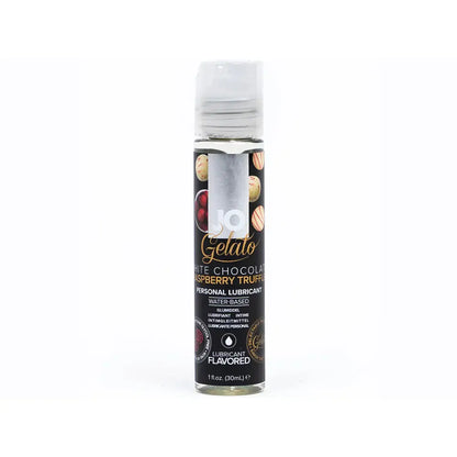 Gelato White Chocolate Raspberry Truffle Flavored Lube - Water Based 1oz  Lubes, Lotions and Accessories