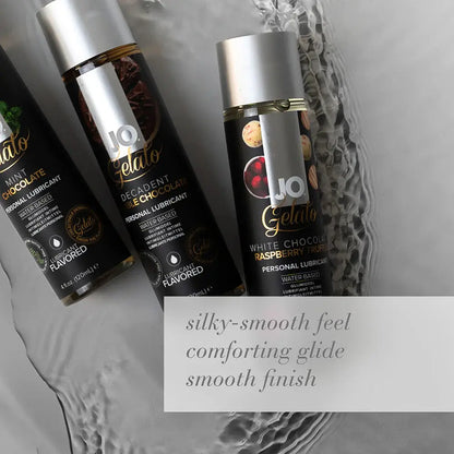 Gelato White Chocolate Raspberry Truffle Flavored Lube - Water Based 1oz  Lubes, Lotions and Accessories