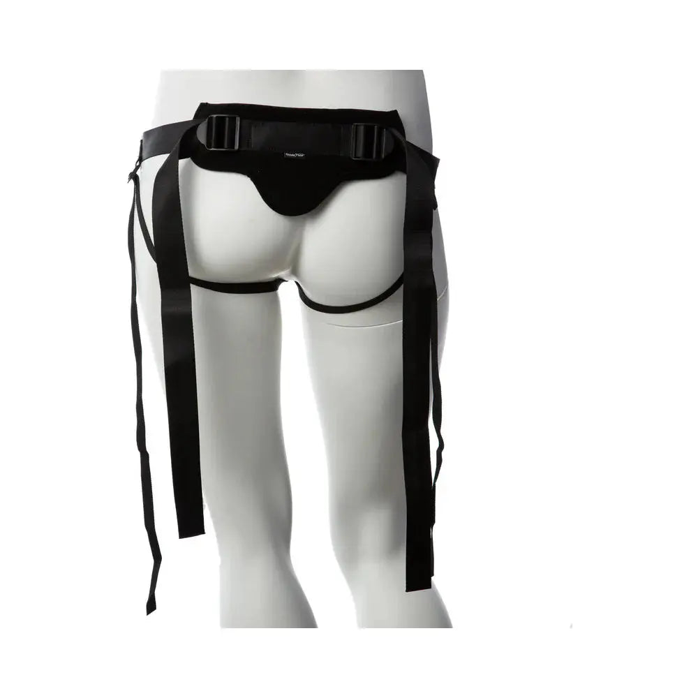 Gender Fluid Skylar Adjustable Strap-On Harness Black  Harnesses