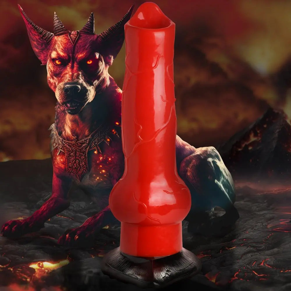 Giant Hell-Hound Canine 3ft Dildo  Huge Dildos