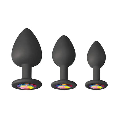 Glams Spades Anal Trainer Kit Black  Anal - Kits