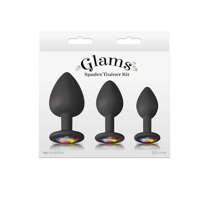 Glams Spades Anal Trainer Kit Black  Anal - Kits