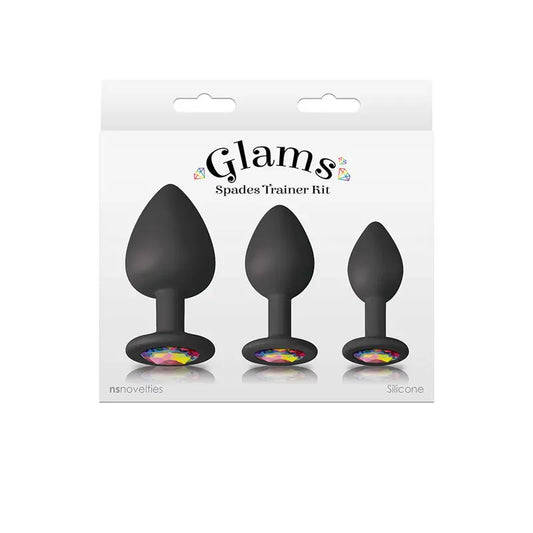 Glams Spades Trainer Kit Black  Anal - Kits