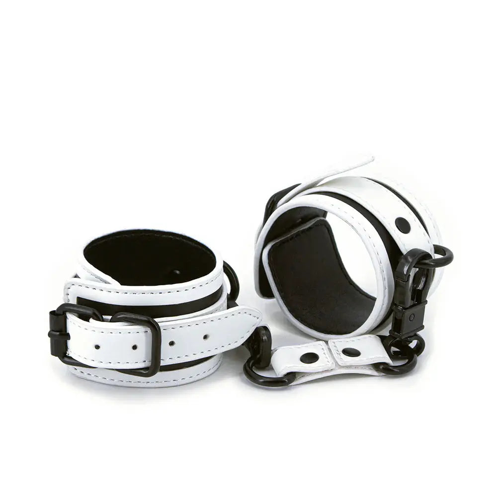 Glow Bondage Wrist Cuffs Green  Fetish - Cuffs & Restraints