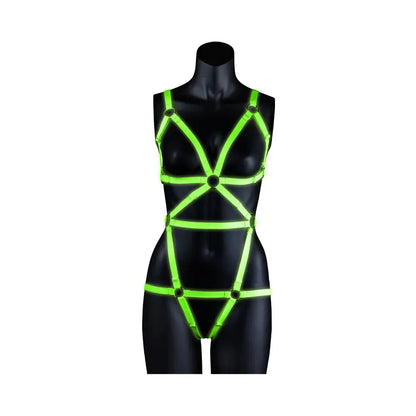 Glow in the Dark Body Harness Neon Green L/XL  Harnesses