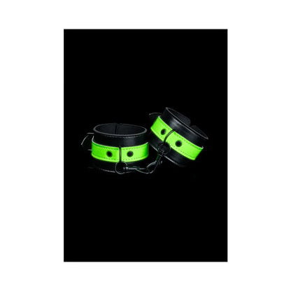 Glow in the Dark Sex Handcuffs Neon Green  Restraints and Cuffs
