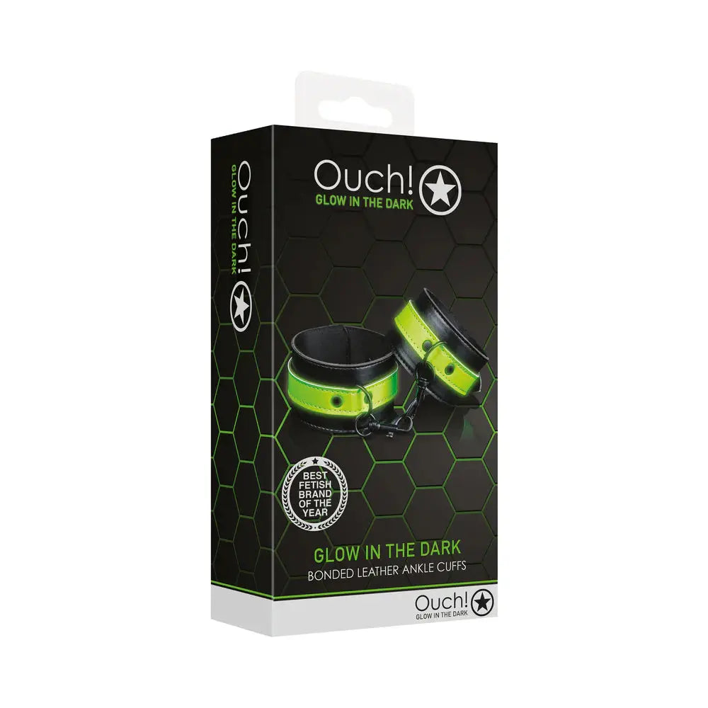 Glow in the Dark Sex Handcuffs Neon Green  Restraints and Cuffs