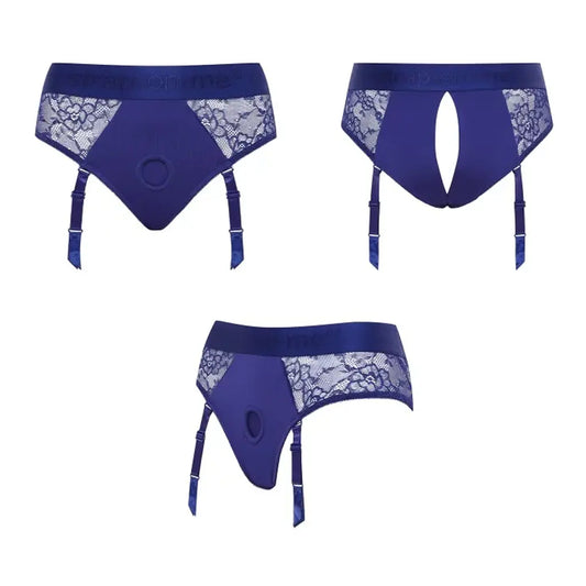 HARNESS LINGERIE DIVA - L - NIGHT BLUE  Strap-Ons & Harnesses