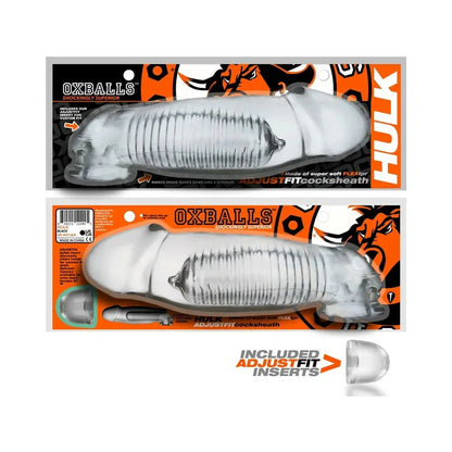 HULK Penis Sleeve Sex Toy for Men Gargantic Cock Sheath CLEAR  Penis Extenders and Sleeves