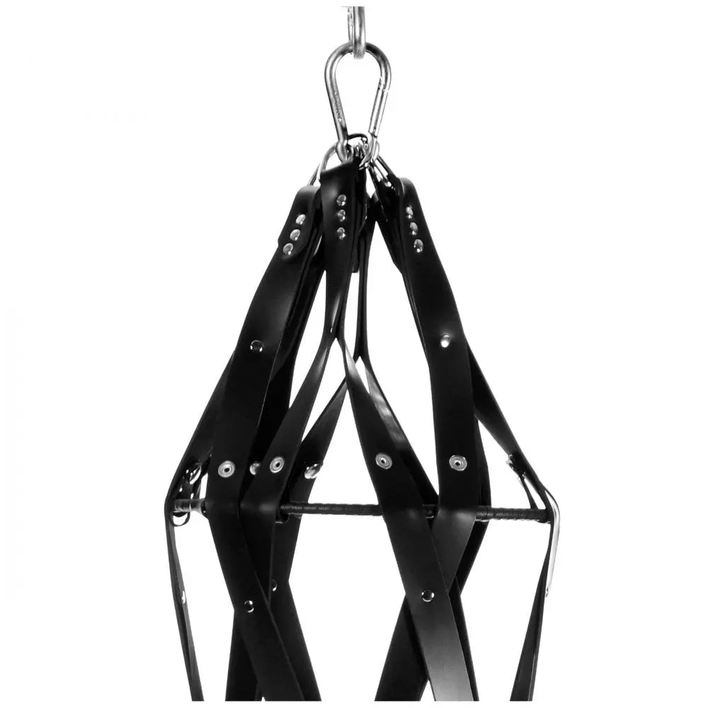 Hanging Dungeon Sex Cage Rubber Strap Cage BDSM Furniture  Dungeon Furniture and Accessories