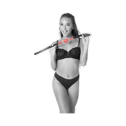 Heart Ball Gag - Breathable Heart-Shaped Silicone Ball Gag Red  Fetish - Gags