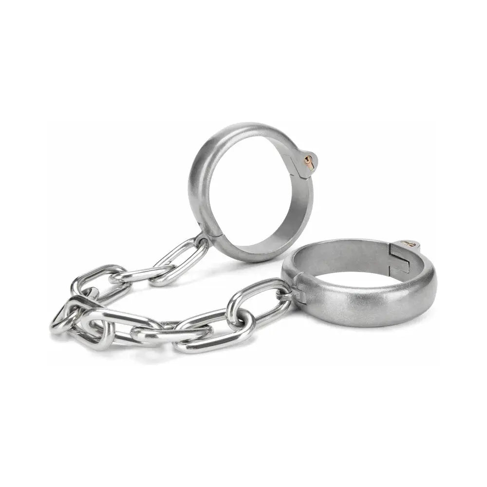Heavy Duty Metal Sex Hand Cuffs - Stainless Steel Bondage Cuffs  Fetish - Cuffs & Restraints