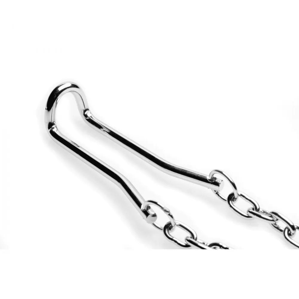 Heavy Hitch BDSM Ball Stretcher Hook with Weights Femdom Cock and Ball Torture  Cock and Ball Torture