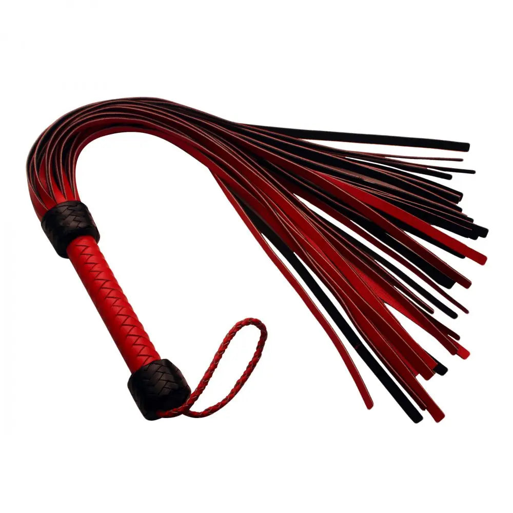 Heavy Tail Flogger BDSM Leather Flogger Sex Spanking Toy  Impact Play