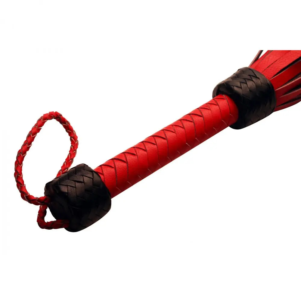 Heavy Tail Flogger BDSM Leather Flogger Sex Spanking Toy  Impact Play