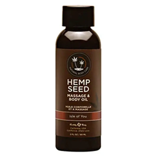 Hemp Seed Massage & Body Oil Isle of You 2 fl oz / 60 ml  Lubes, Lotions and Accessories