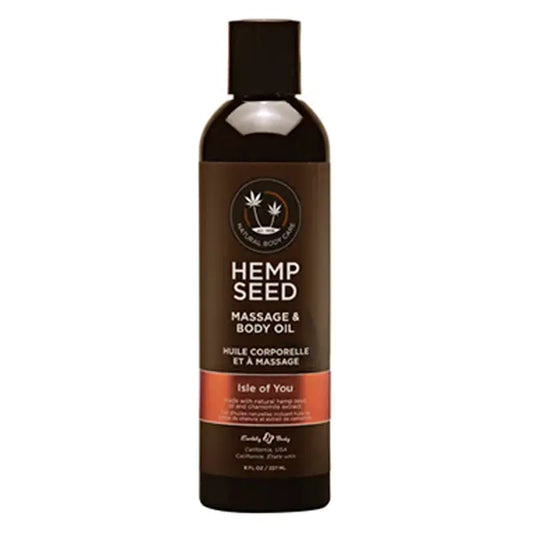 Hemp Seed Massage & Body Oil Isle of You 8 fl oz / 237 ml  Lubes, Lotions and Accessories