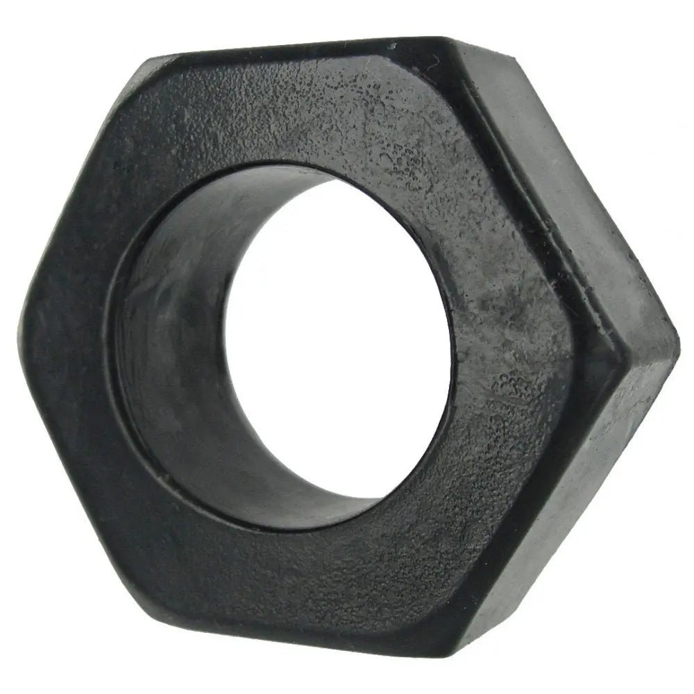 HexNut Cock Ring - Black  Cock Rings