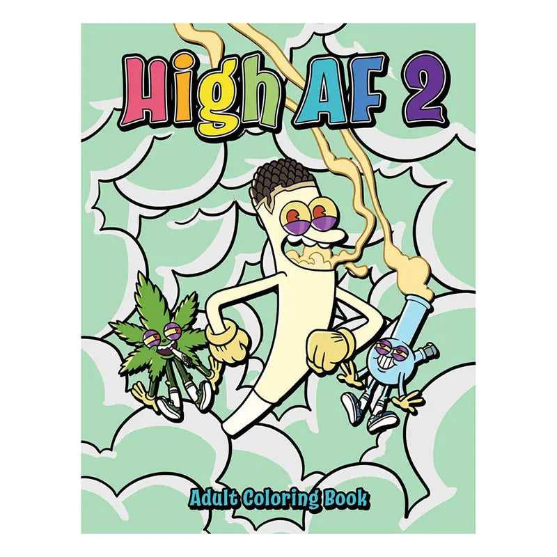 High AF 2 Coloring Book  Games - Adult Party Games