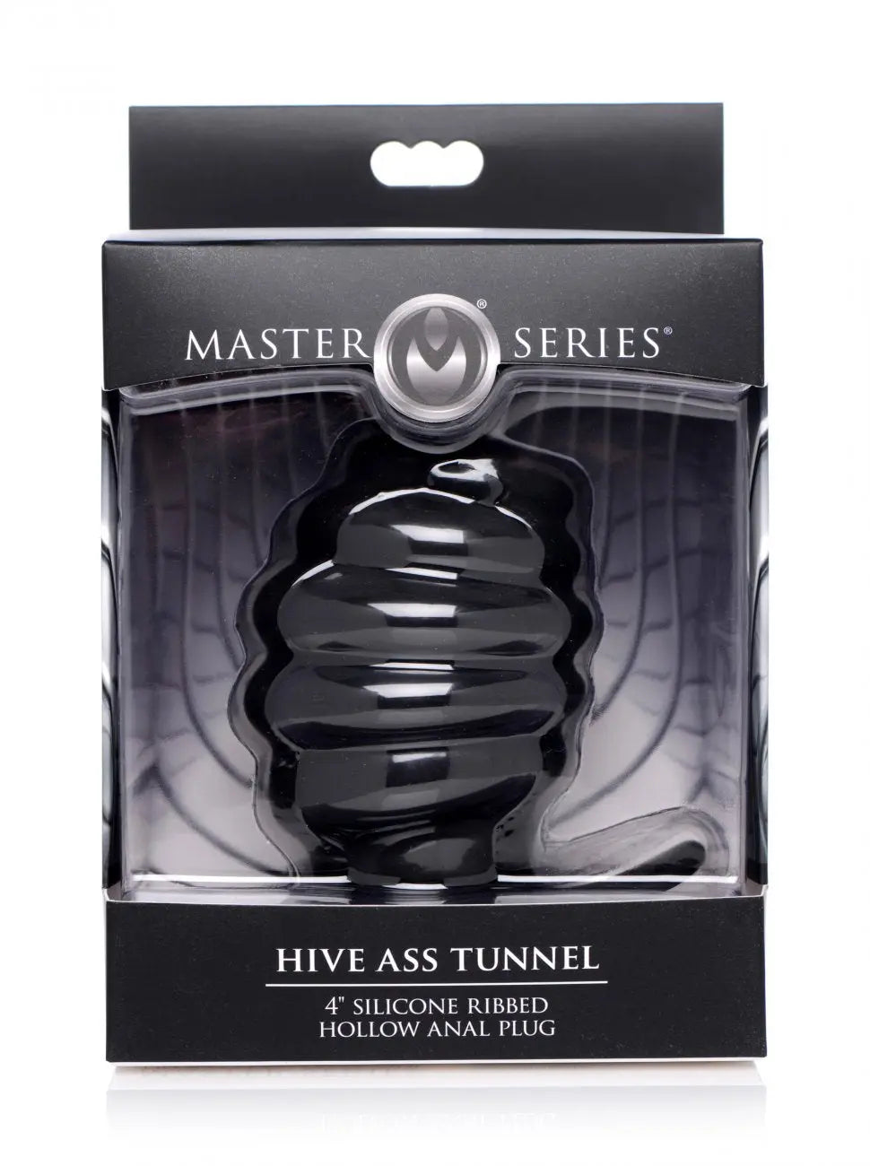 Hive Ass Tunnel Silicone Ribbed Hollow Anal Plug - Large  Anal