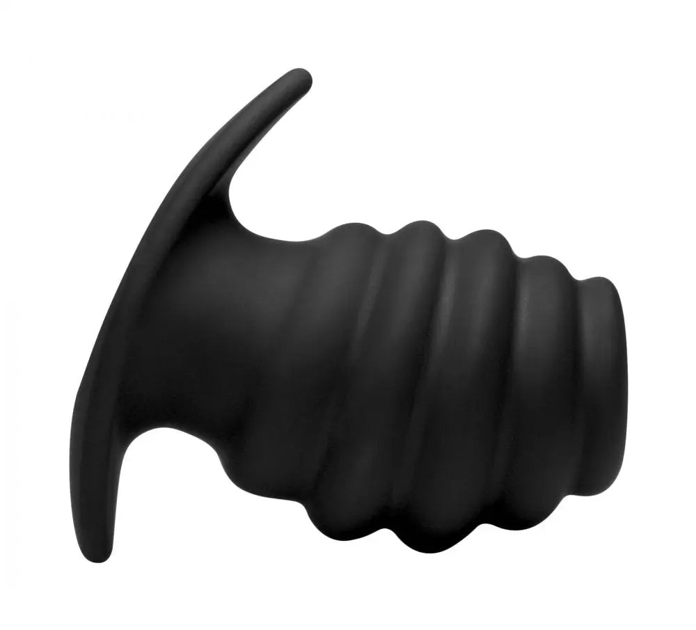 Hive Ass Tunnel Silicone Ribbed Hollow Anal Plug - Large  Anal