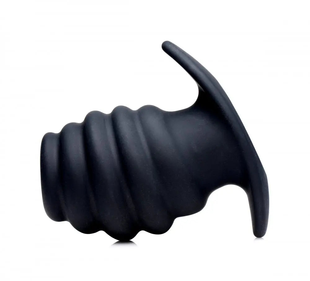 Hive Ass Tunnel Silicone Ribbed Hollow Anal Plug - Medium  Anal