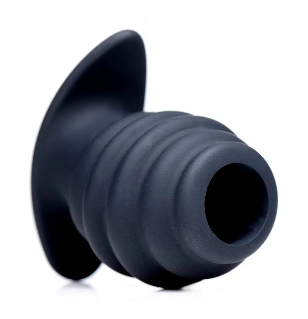 Hive Ass Tunnel Silicone Ribbed Hollow Anal Plug - Small  Anal