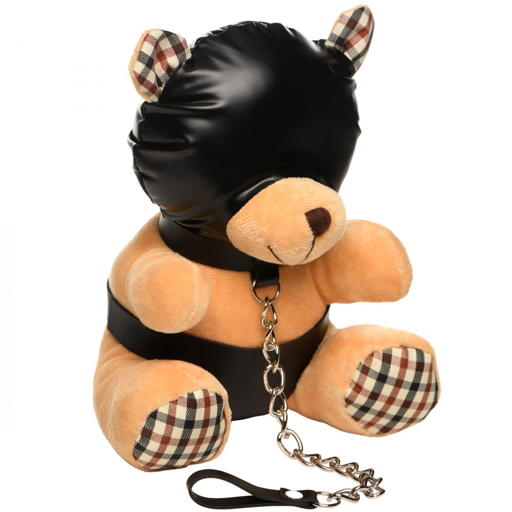 Hooded Bondage Teddy Bear Adult Novelty BDSM Gift Ideas (Copy)  Home Decor