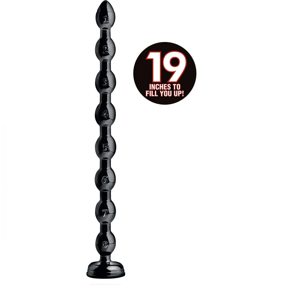 Hosed 19 Inch Beaded Anal Snake  Anal