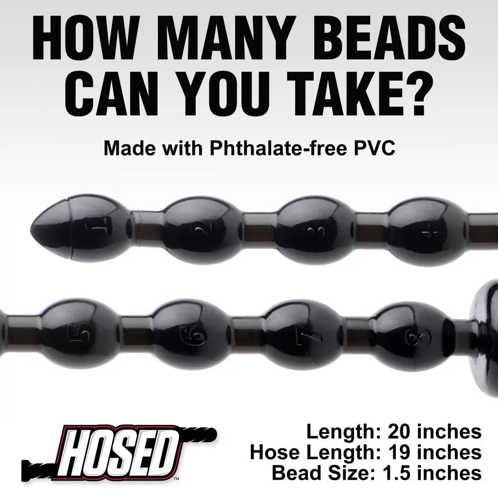 Hosed 19 Inch Beaded Anal Snake  Anal