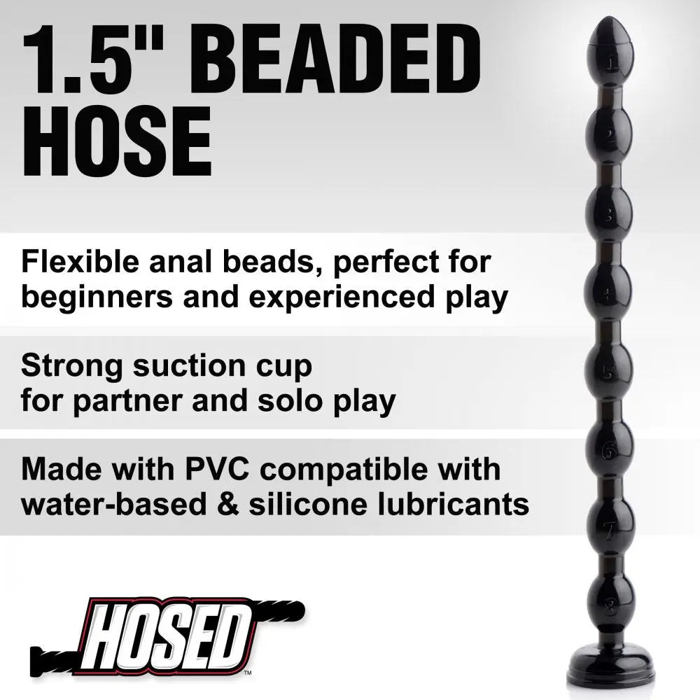 Hosed 19 Inch Beaded Anal Snake  Anal