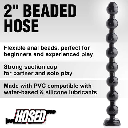 Hosed 19 Inch Beaded Thick Anal Snake Huge Anal Beads  Deep Anal Toy