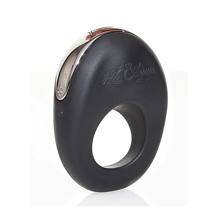 Hot Octopuss Atom Rechargeable Vibrating Cock Ring Black  Vibrating Cock Ring