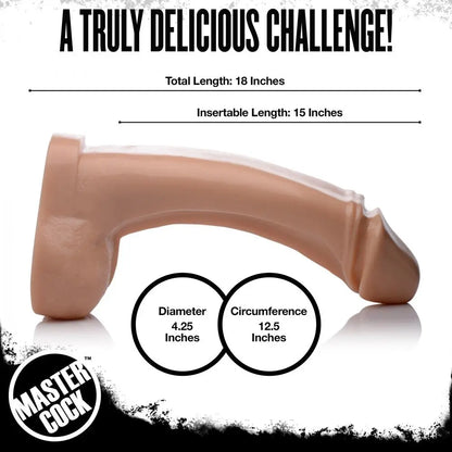 Huge Dildo The Annihilator XXXL 18 Inch Dildo Flesh  Huge Dildos