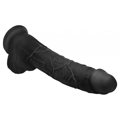 Hung Harry 11.75 Inch Dildo with Balls - Black  Dildos