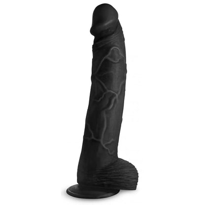 Hung Harry 11.75 Inch Dildo with Balls - Black  Dildos