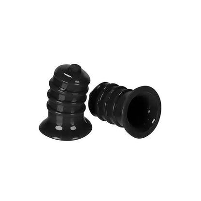 Hunky Junk Elong Nipsuckers - Black  Nipple Suction Toy