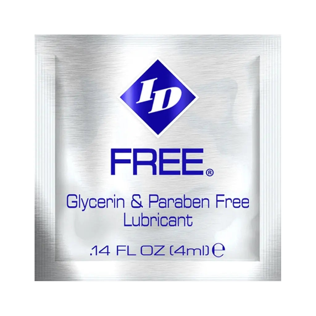ID FREE 4ml Foil  Lubes, Lotions and Accessories