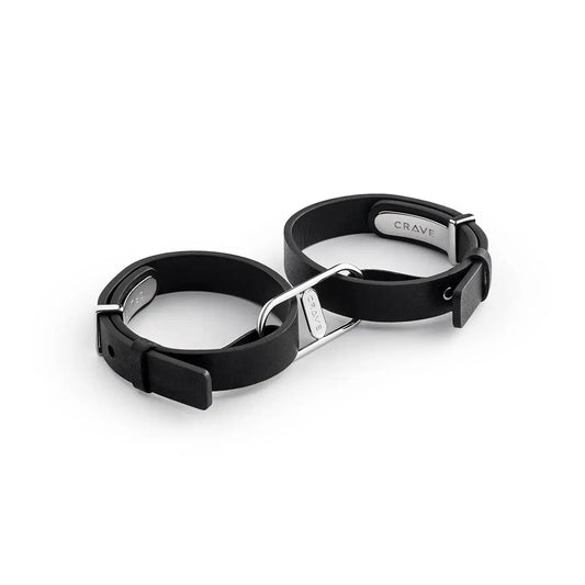 Icon Discreet Bondage Cuffs – Luxury BDSM Bracelet Cuffs Black and Silver  Fetish - Cuffs & Restraints