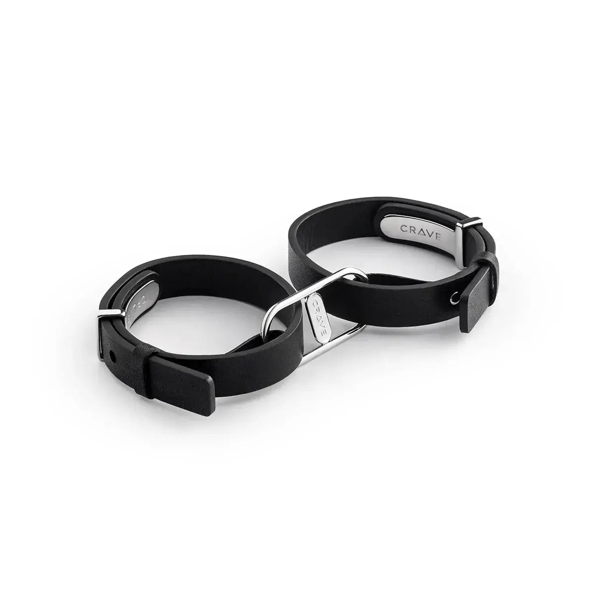 Icon Discreet Bondage Cuffs – Luxury BDSM Bracelet Cuffs Black and Silver  Restraints and Cuffs