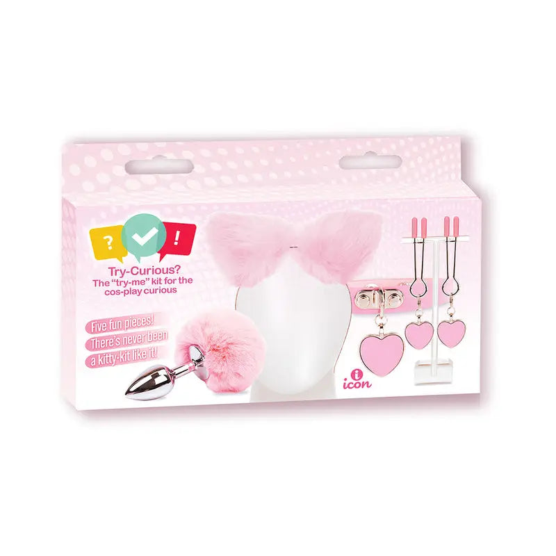 Icon Try-Curious Kitty Kit Bondage Kit BDSM Pet Play