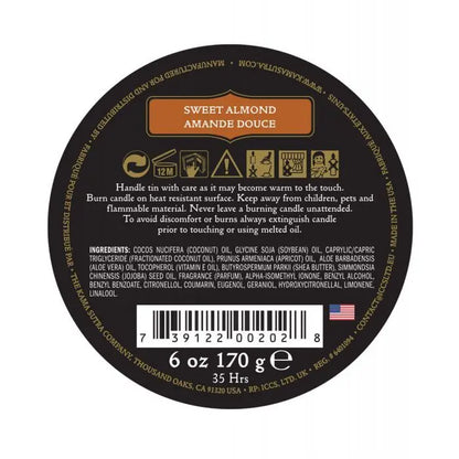 Ignite Massage Oil Candle Sweet Almond  Lotions / Massage Oils