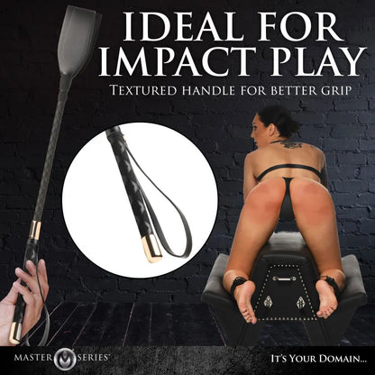 Impact Play Spanking Crop Stallion Riding Crop - 18 Inch  Spanking Crop