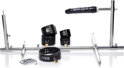 Imprisoned Metal Stockade with Dildo BDSM Furniture Bondage Sex Dungeon  Dungeon Furniture and Accessories