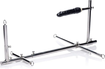 Imprisoned Metal Stockade with Dildo BDSM Furniture Bondage Sex Dungeon  Dungeon Furniture and Accessories